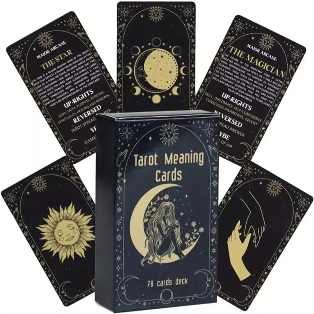 78 card tarot deck dạng hộp sản phẩm dùng để học và sưu tầm