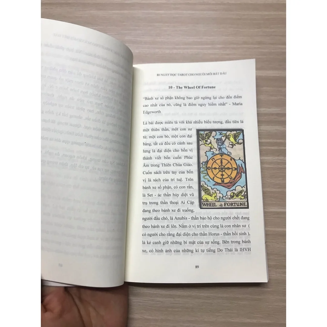 80 ngày học tarot câu hỏi thường gặp 80 ngày học tarot ảnh sách secondhand