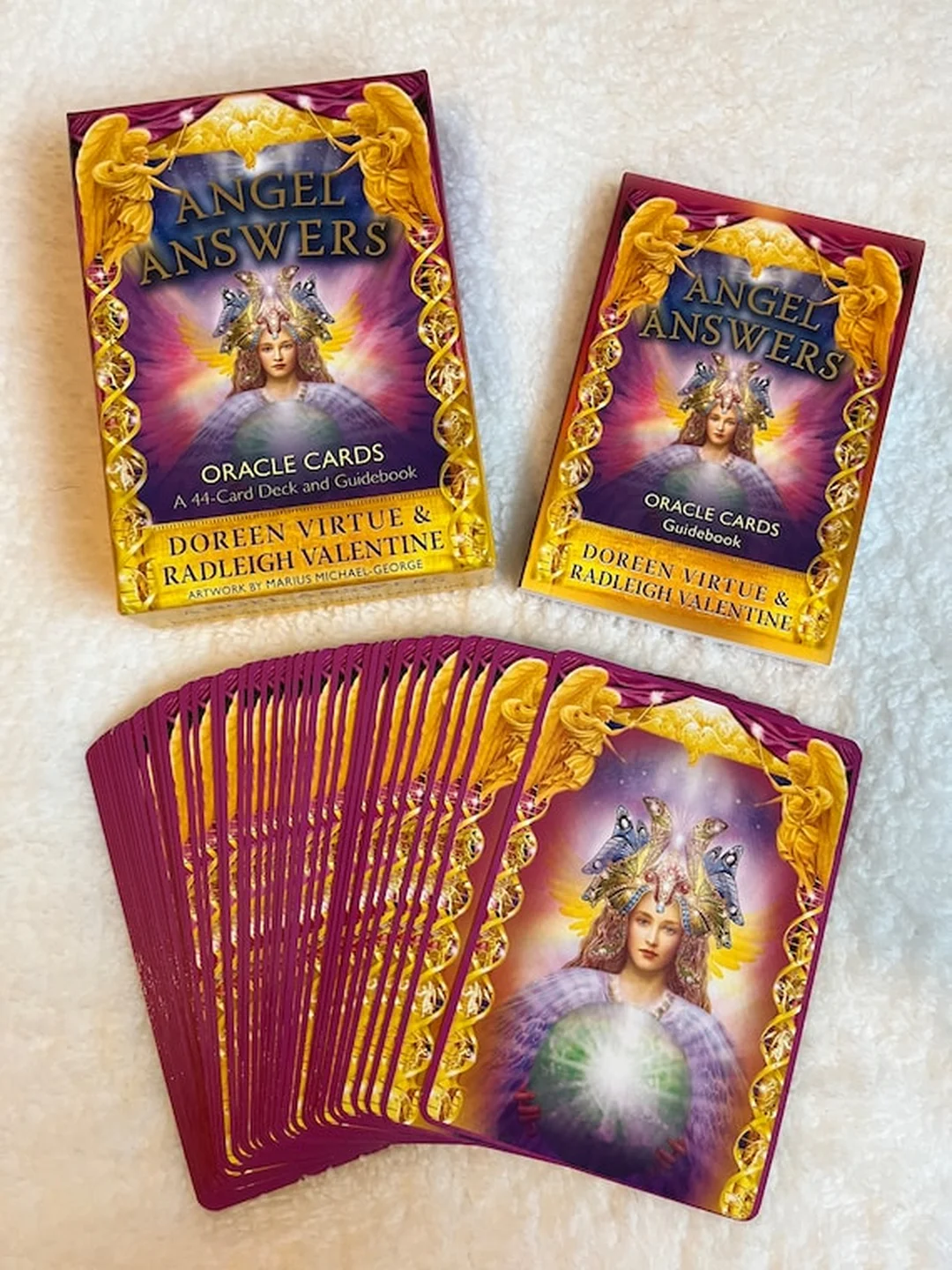 angel answers oracle cards a 44 card deck and guidebook phiên bản bài và sách hướng dẫn