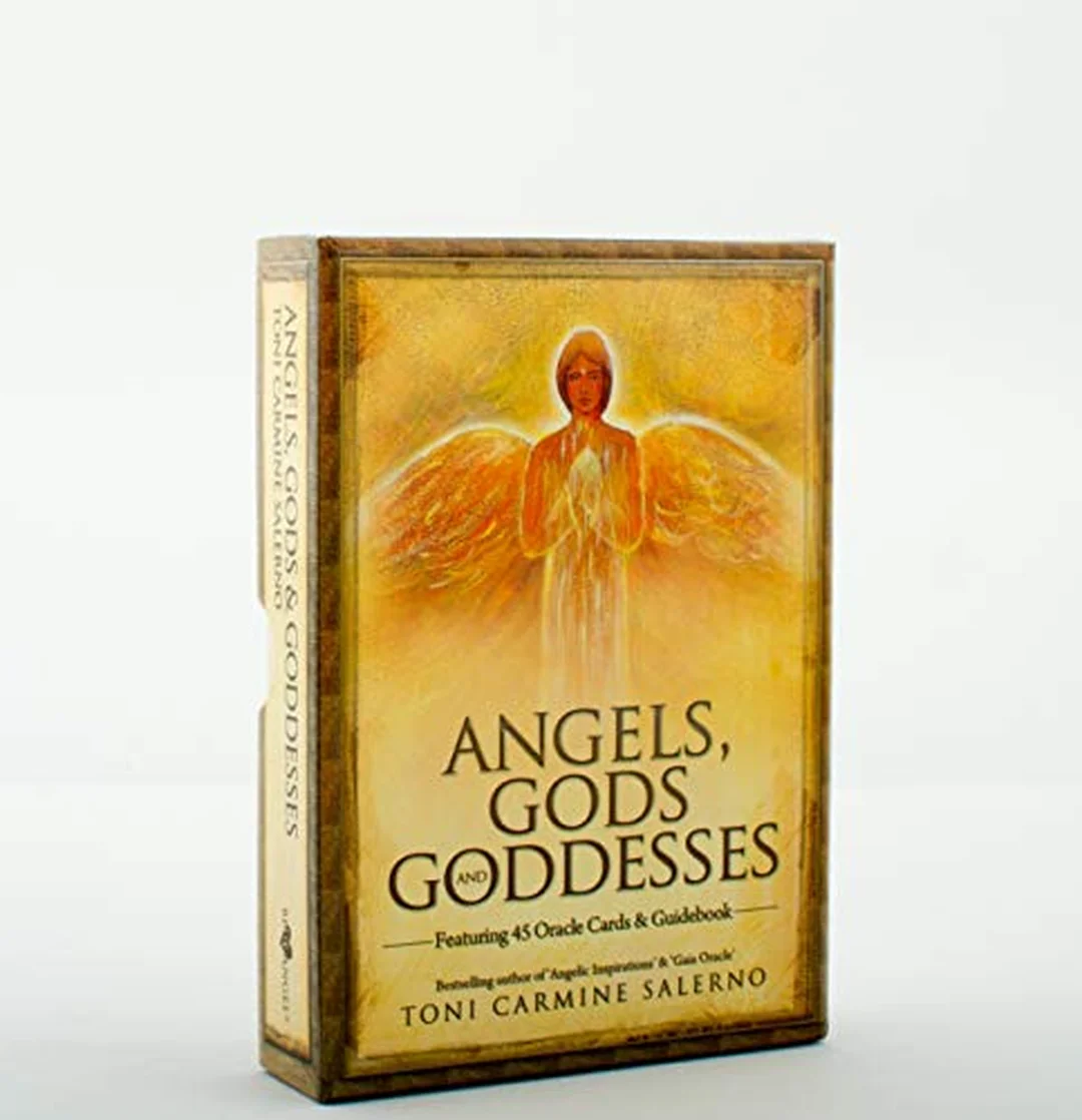 angels gods and goddesses oracle cards bìa sách hướng dẫn