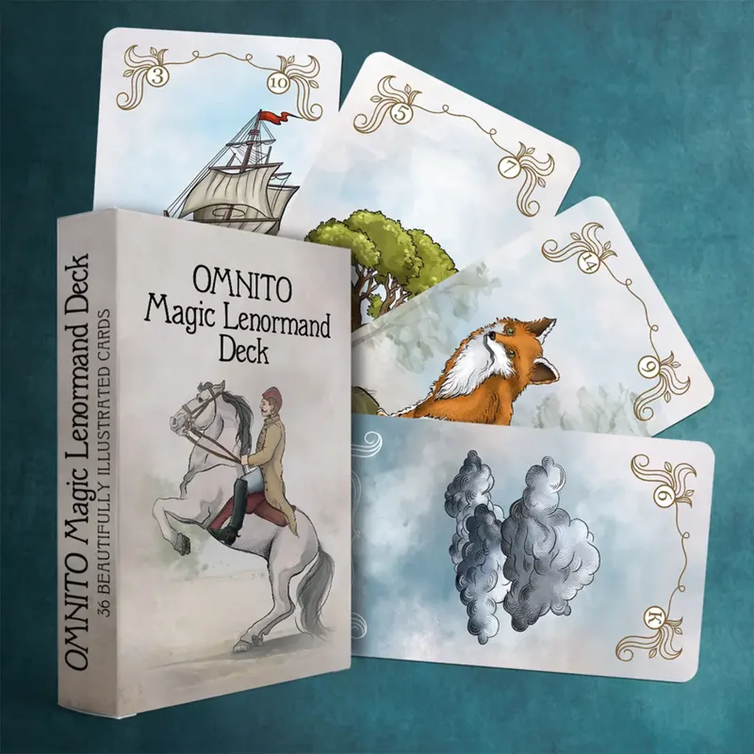 Ảnh minh họa free lenormand card reading với bộ bài Lenormand cổ điển