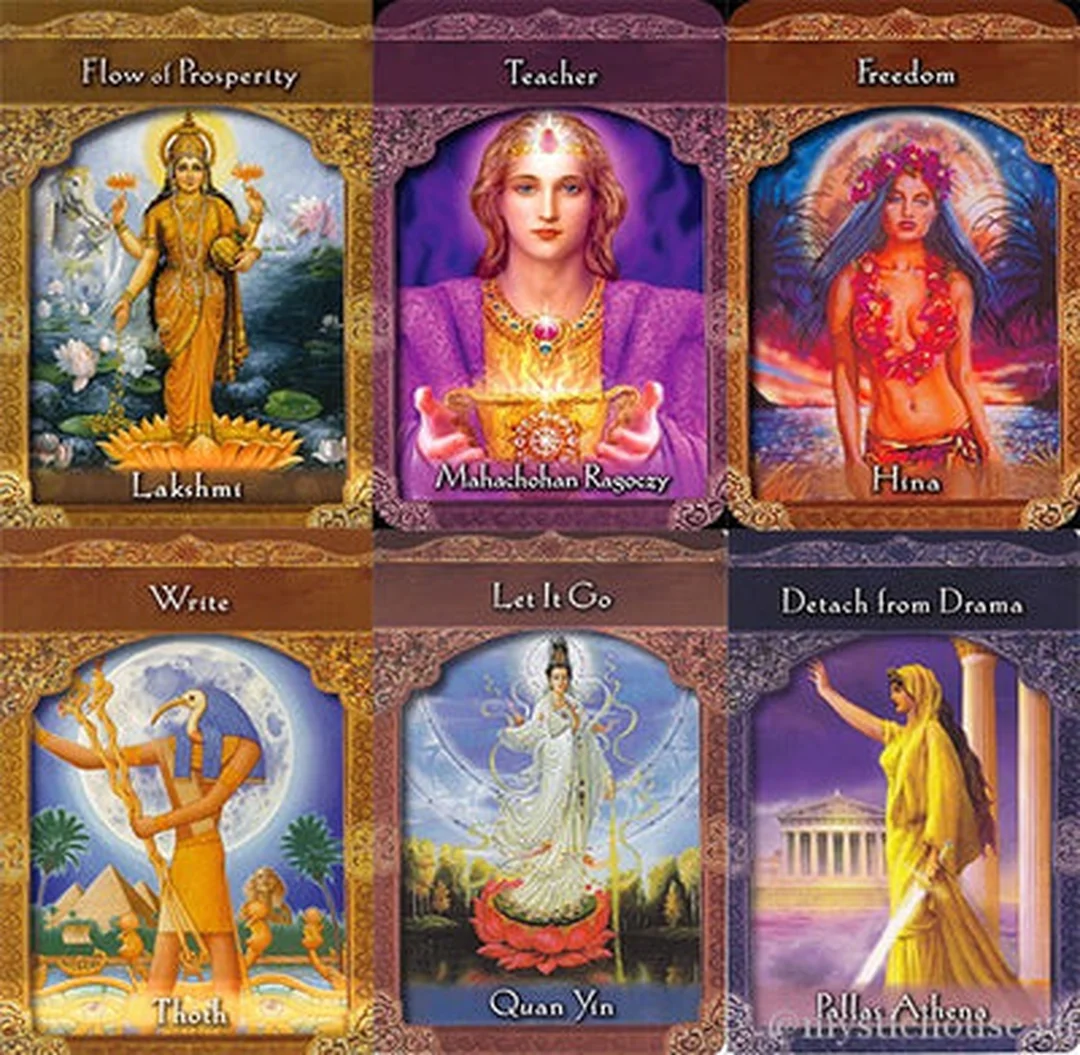 ascended masters oracle cards bản hộp sản phẩm