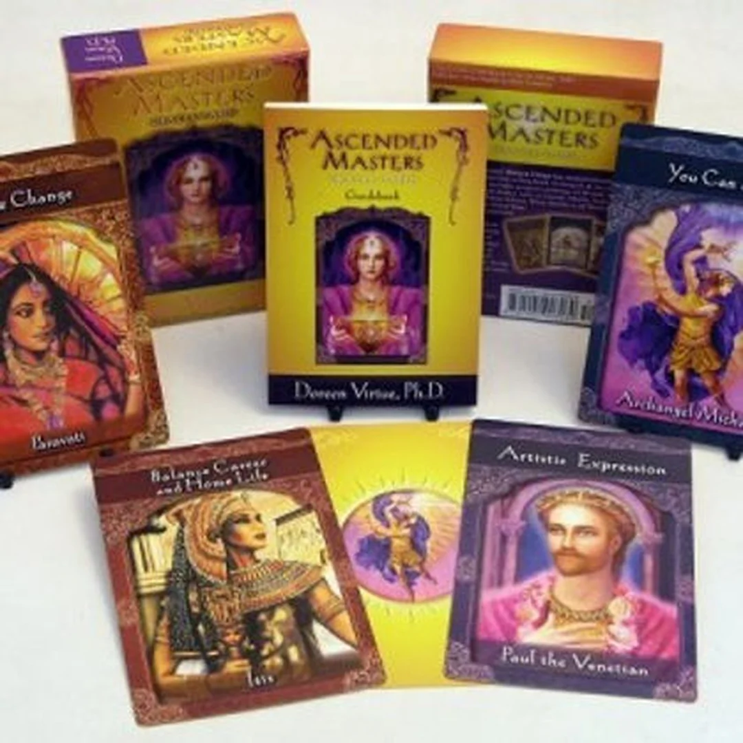 ascended masters oracle cards hộp bài và lá bài