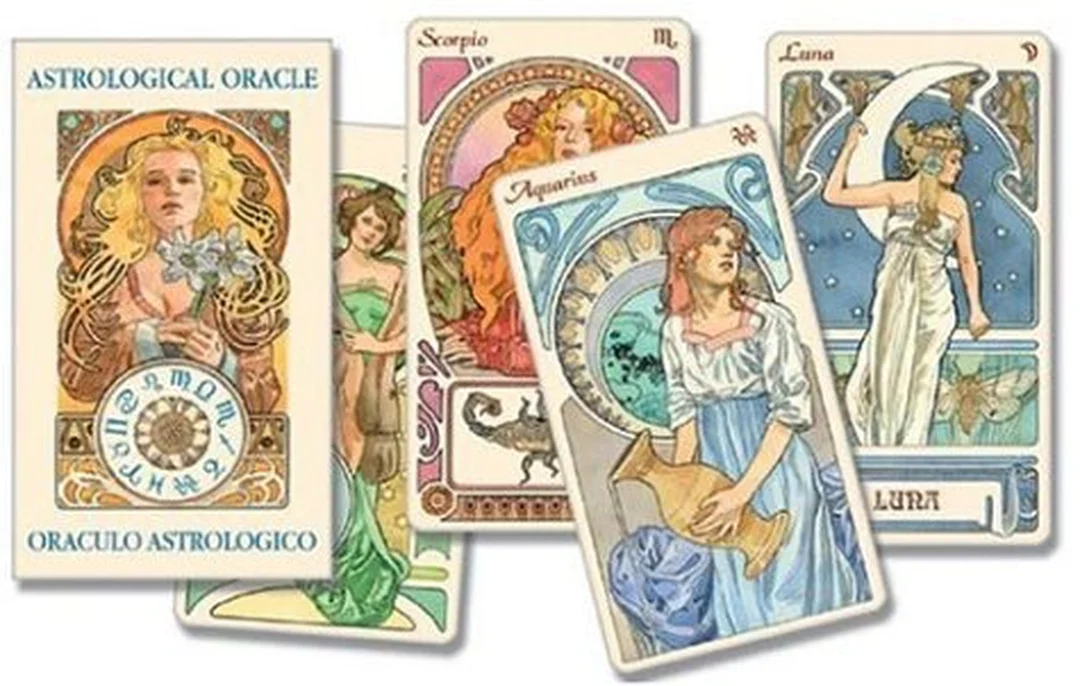 astrological oracle cards sách hướng dẫn và hộp bài nhập môn