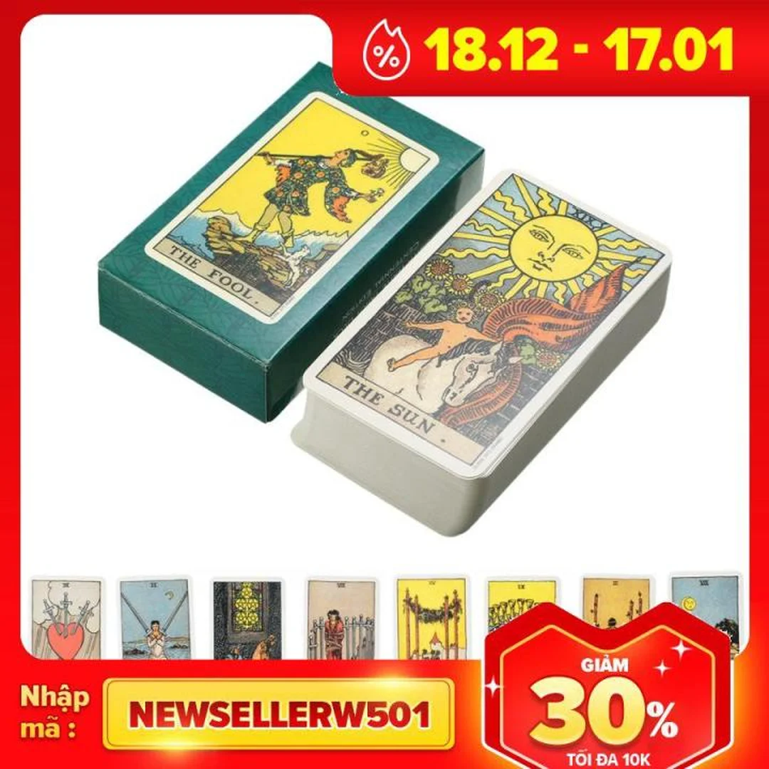 bài tarot giá bao nhiêu với bộ bài Rider Waite Smith nhập môn