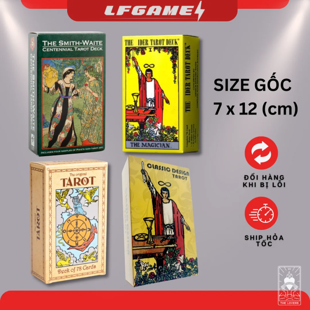 bài tarot gốc cần đủ 78 lá và hộp đúng phiên bản