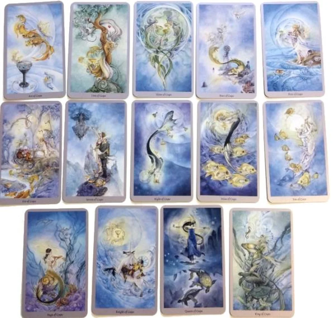 bài tarot shadowscapes minh họa màu nước nhiều chi tiết