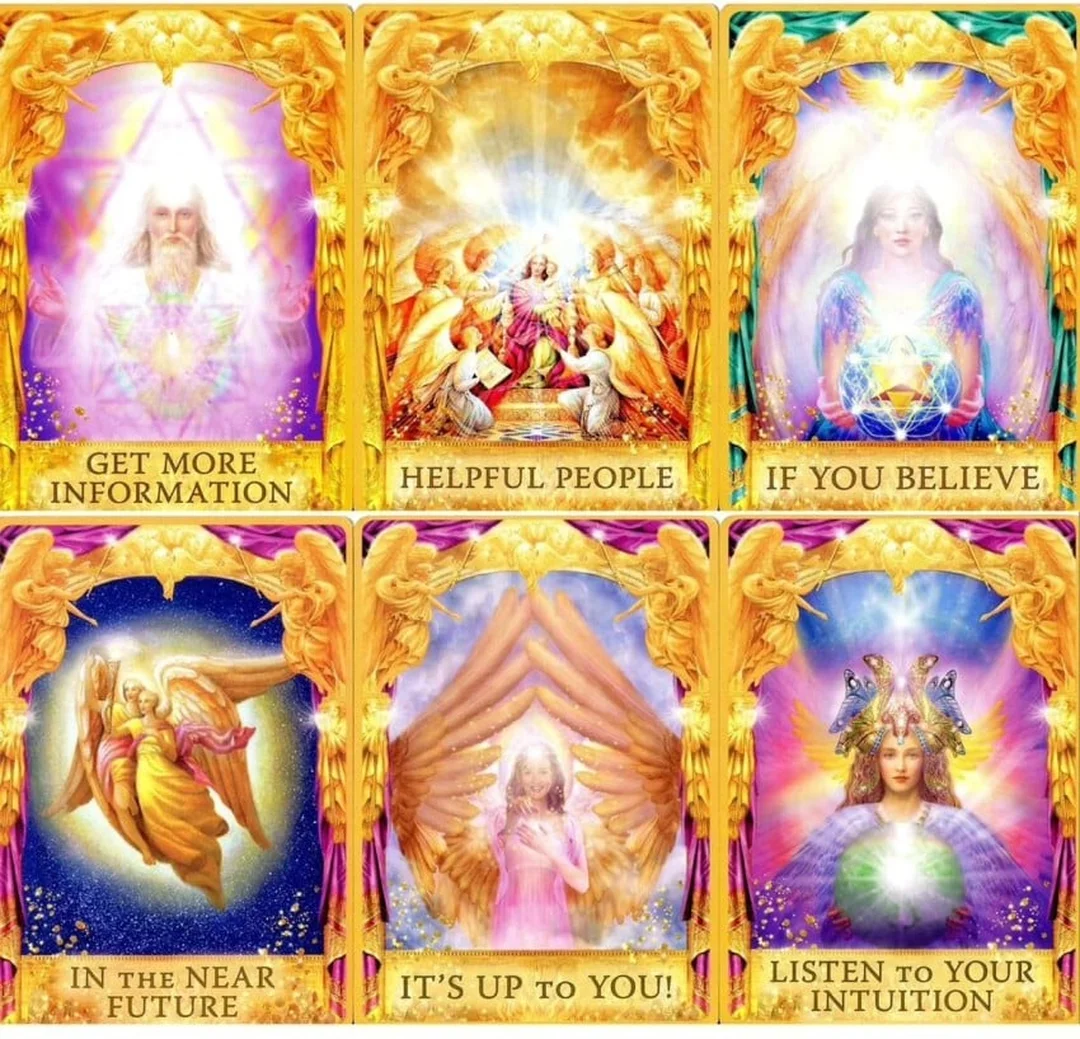 Bộ bài angel answers oracle cards bản hộp và guidebook
