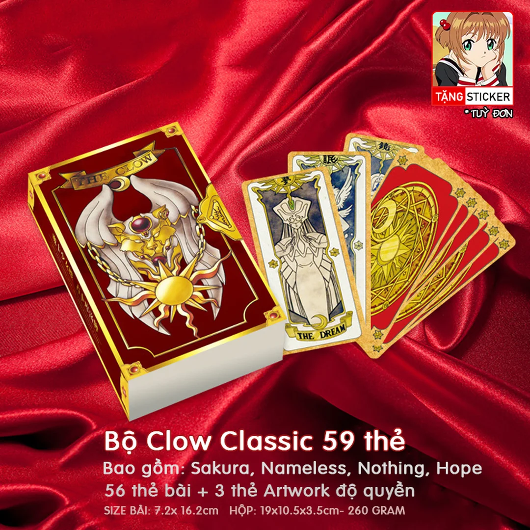 Bộ Clow Classic dùng để học bói bài Clow bói bài clow với bộ Clow Classic cho người mới
