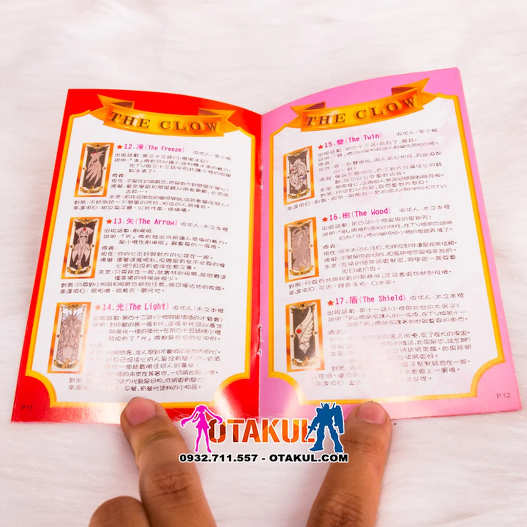 Hộp bài Clow Sakura dùng cho trải bài cơ bản bói bài clow với hộp bài Sakura màu nâu