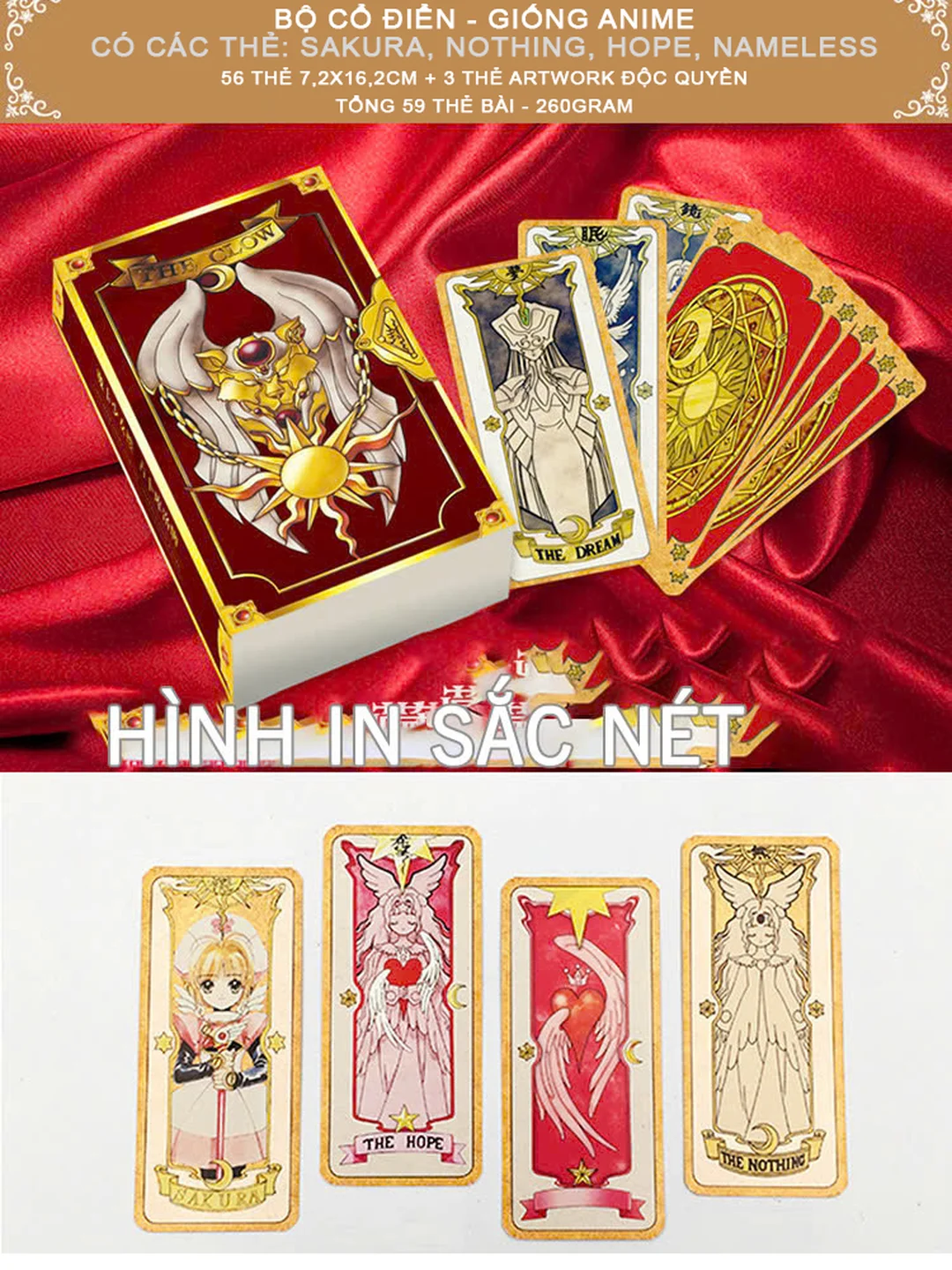 cách bói bài clow với hộp bài phiên bản classic
