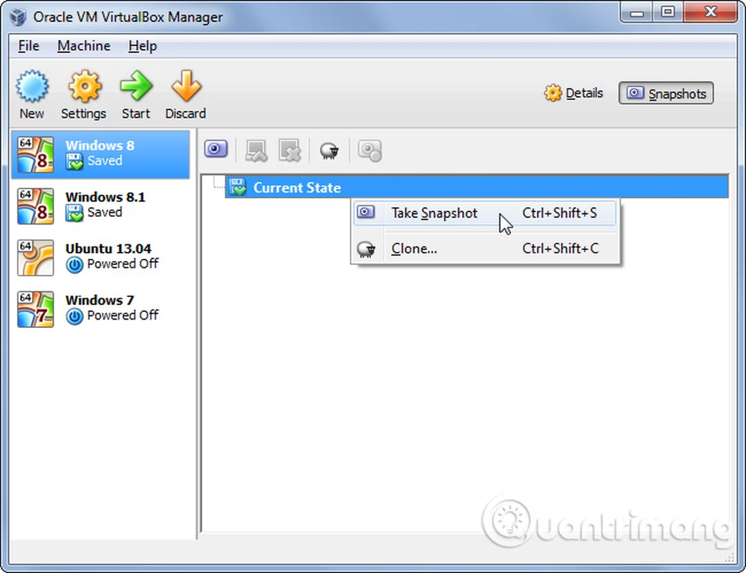 cách sử dụng oracle vm virtualbox để thiết lập ram cpu và ổ đĩa