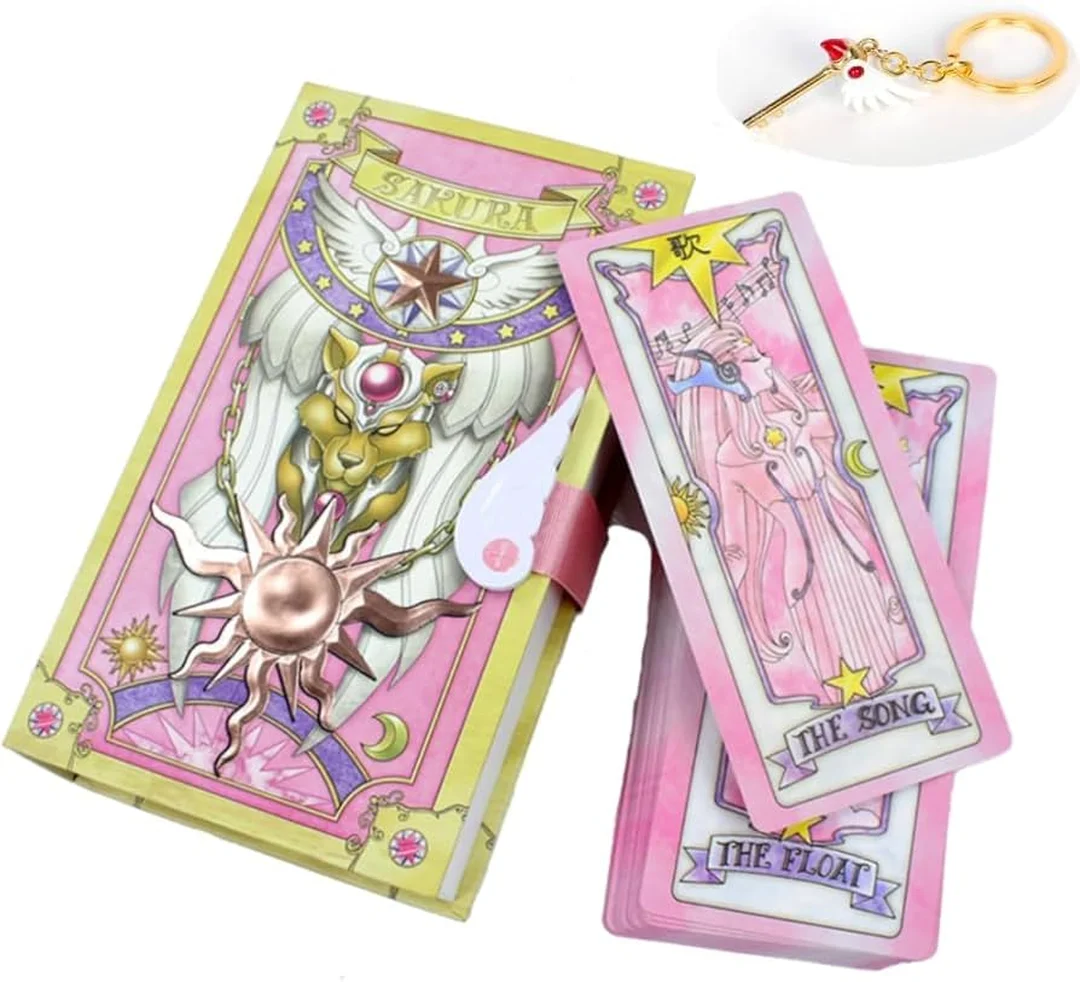 cardcaptor sakura tarot deck hộp Clow Cards màu đỏ dành cho sưu tầm