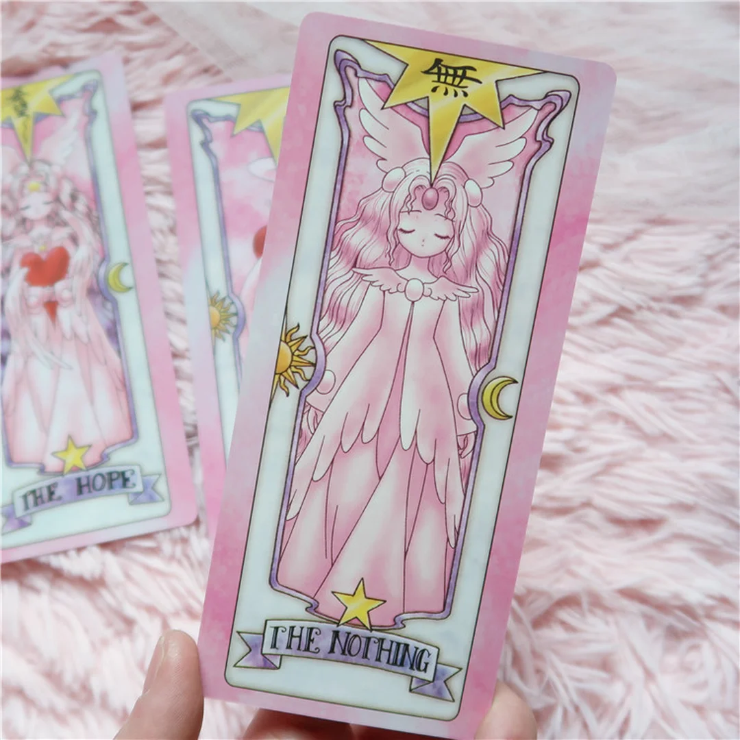 cardcaptor sakura tarot deck mô phỏng sách phép và gậy phép Clow
