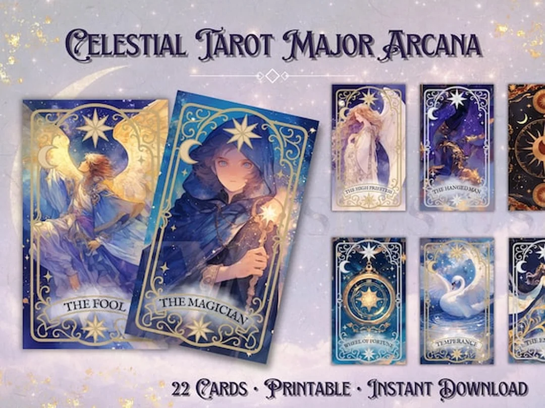 celestial tarot deck phong cách chiêm tinh dành cho học Tarot sâu