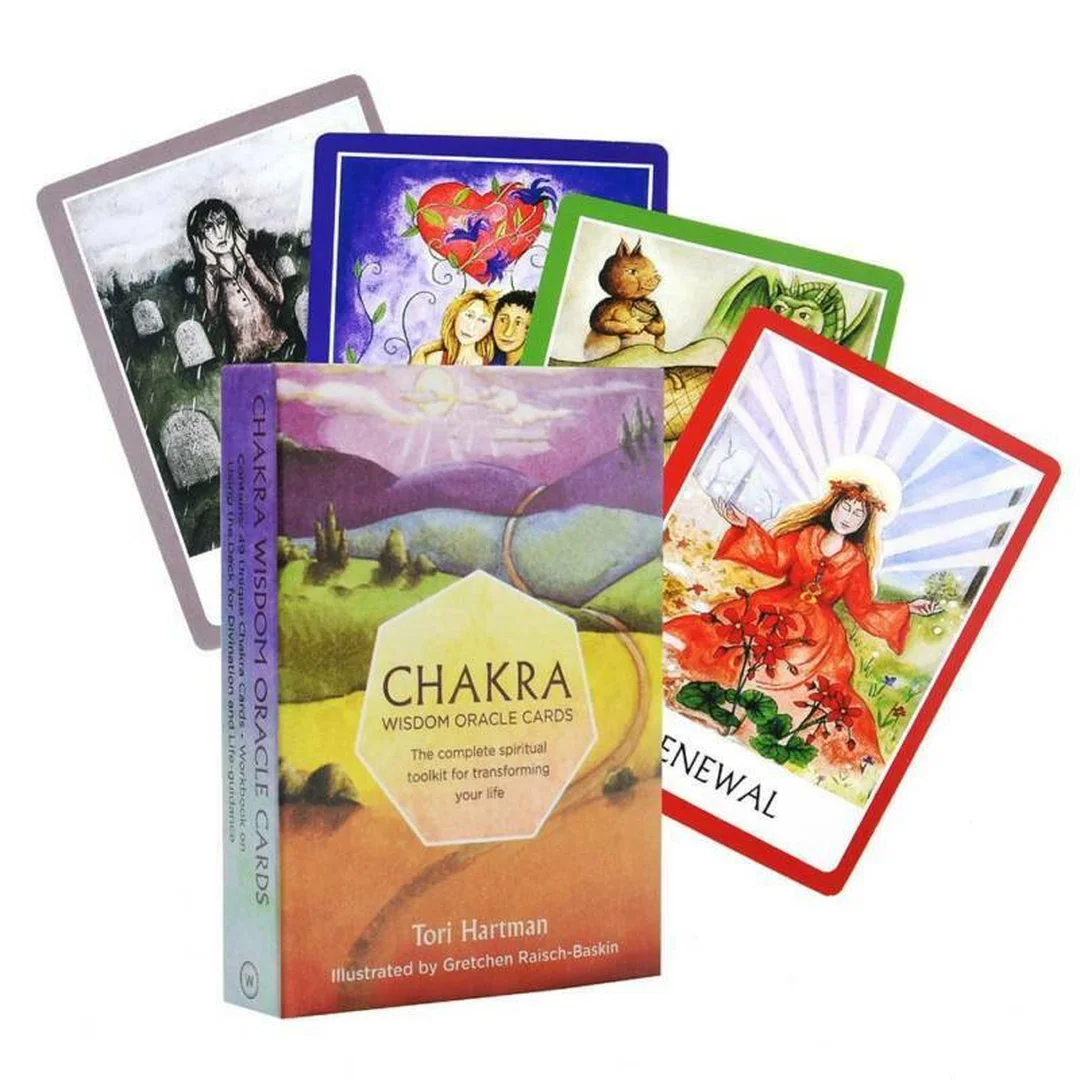 chakra oracle cards với hộp bài luân xa cho người mới