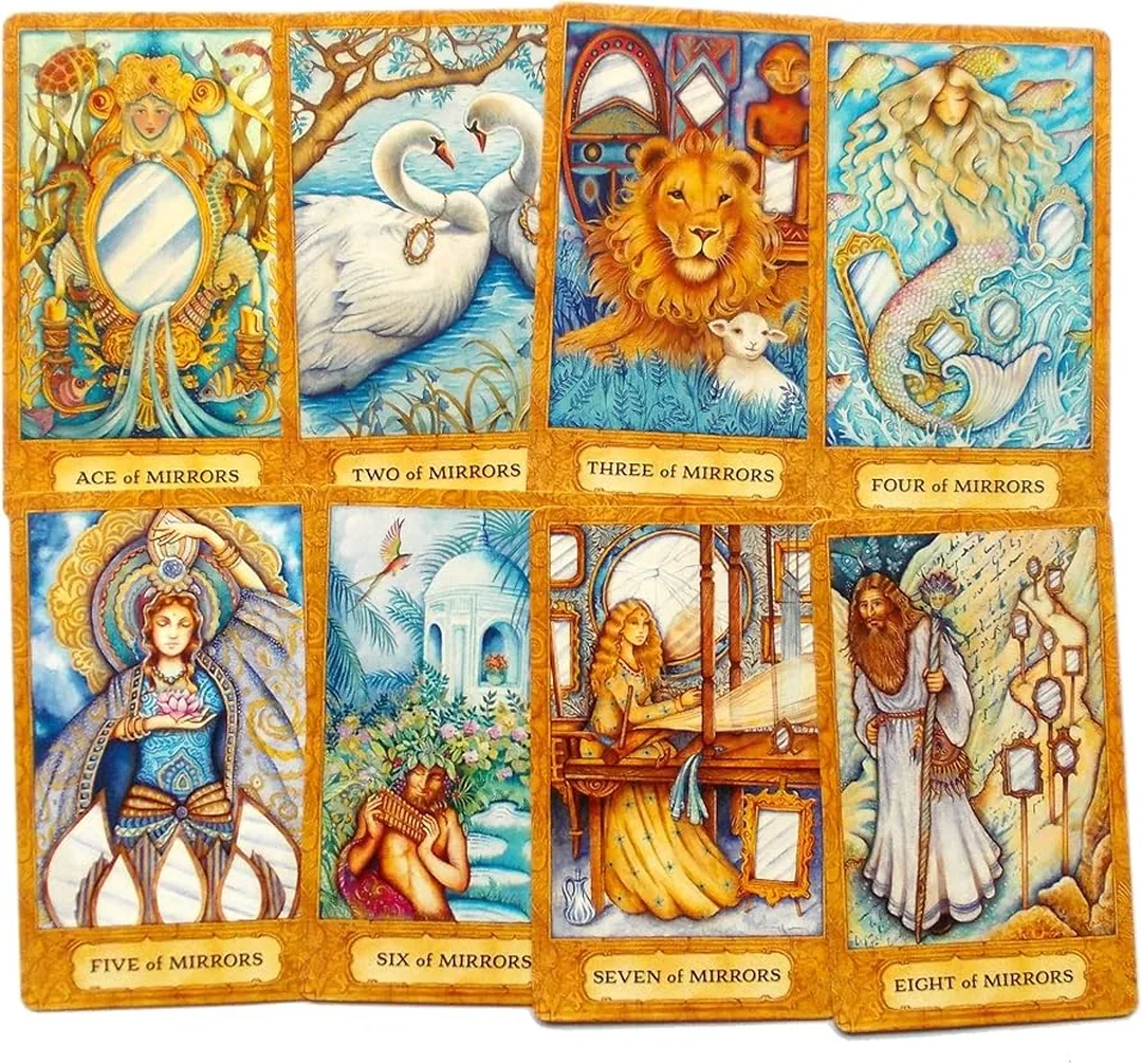 chrysalis tarot deck với nhiều lá bài màu sắc dễ gây nhầm là Oracle