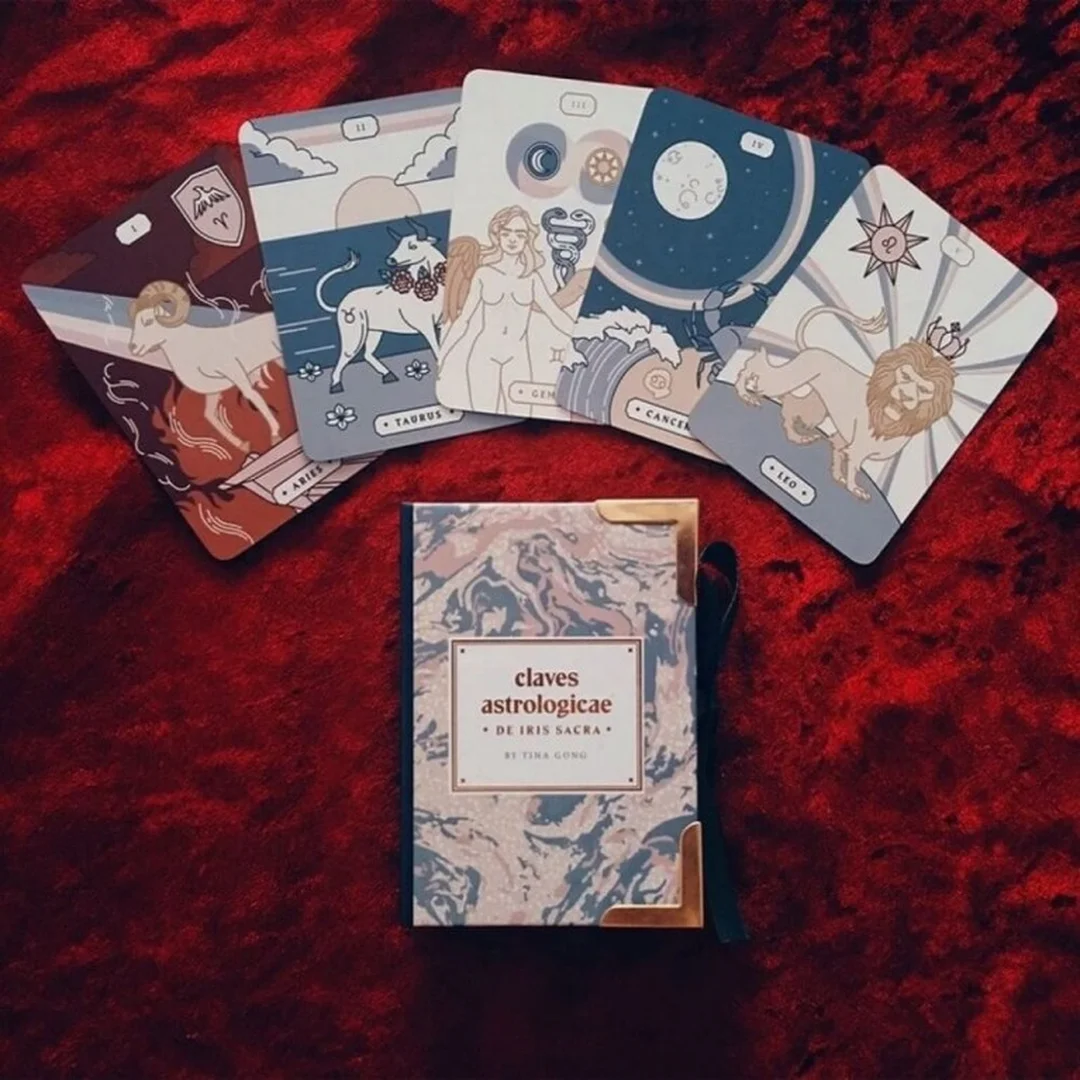claves astrologicae astrology oracle deck phiên bản minh họa sản phẩm