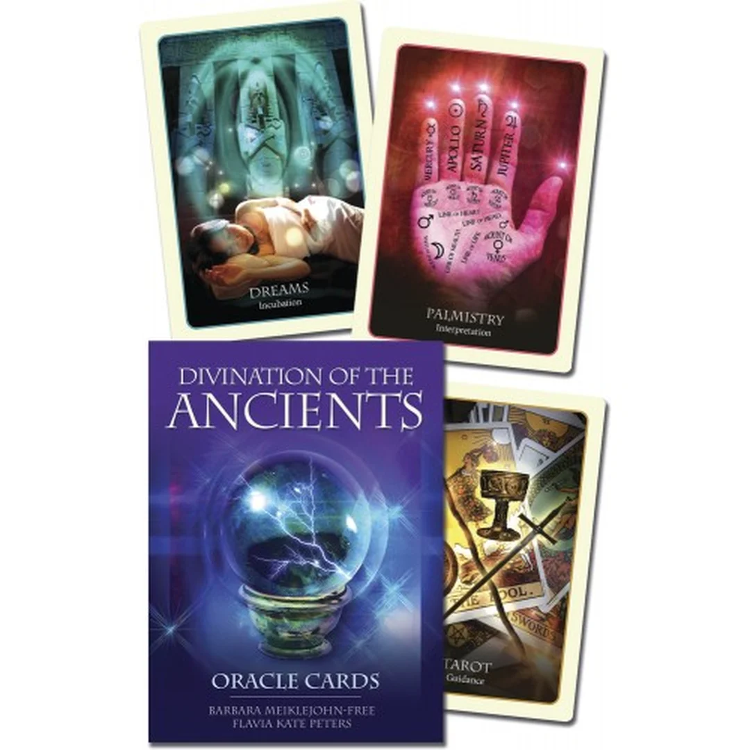 divination of the ancients oracle cards bản hộp cứng Blue Angel