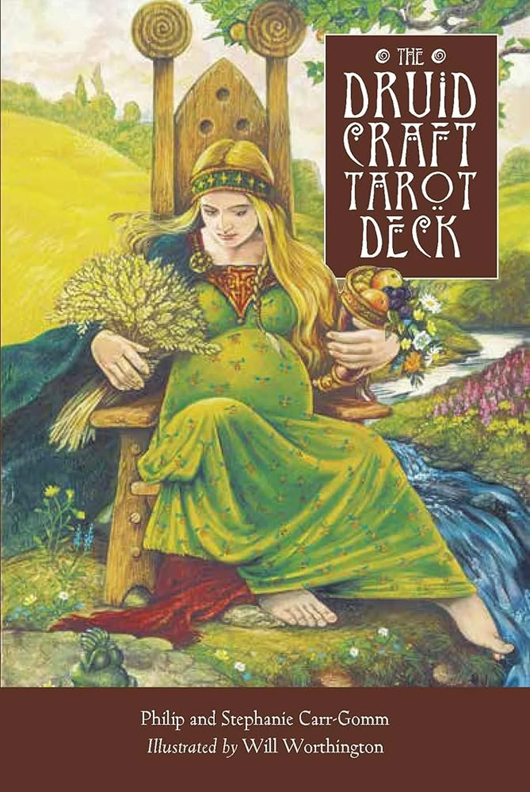 druid craft tarot deck hộp bài và mặt trước bộ bài