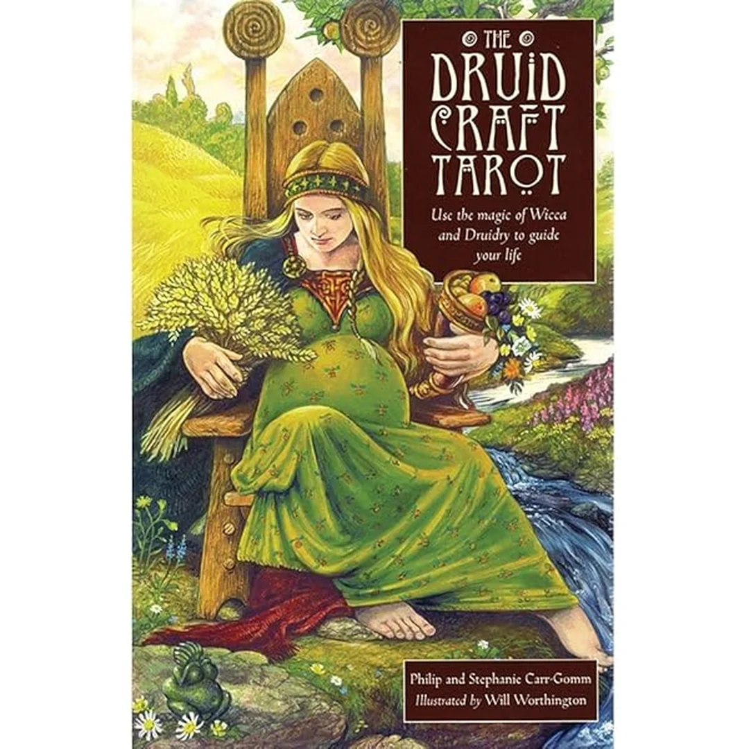 druid craft tarot deck mặt trước hộp bài