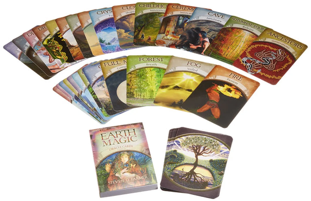 earth magic oracle cards phong cách hình ảnh thiên nhiên