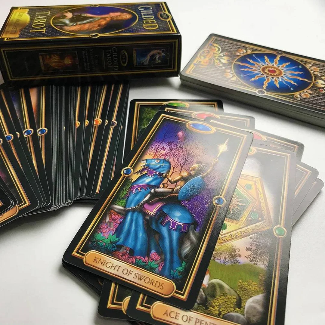 gilded tarot biểu tượng Rider Waite Smith trên các lá bài