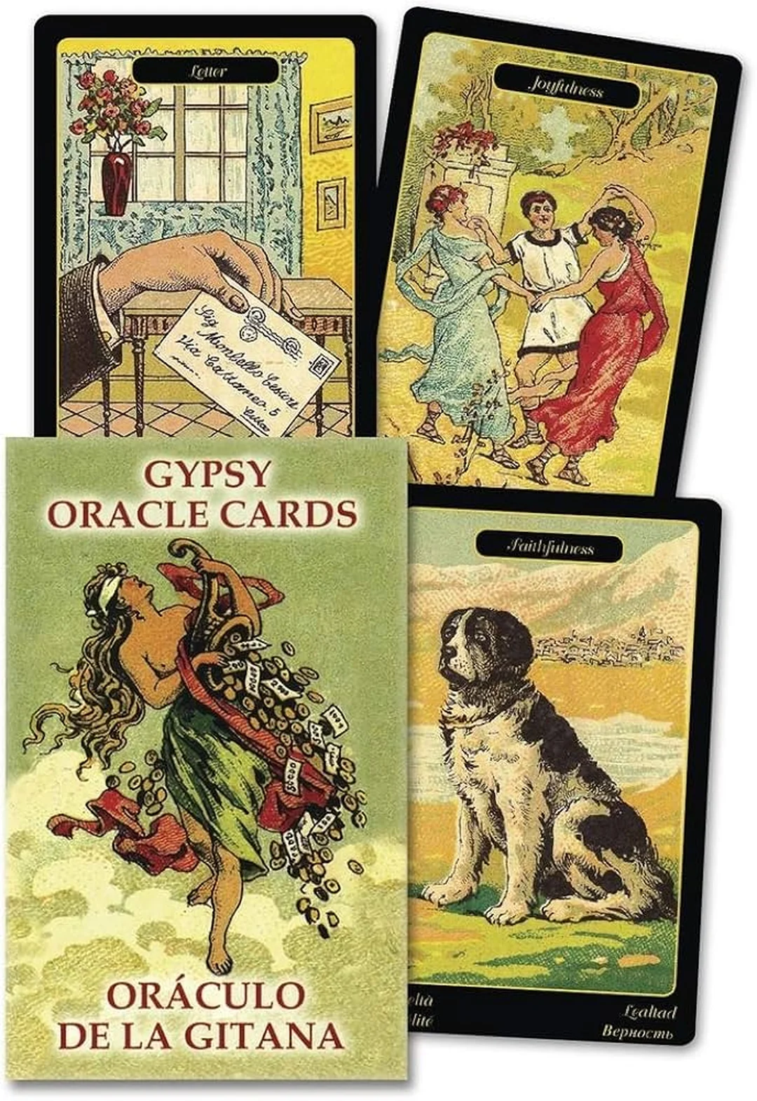 gypsy oracle cards bản hộp Lo Scarabeo phong cách cổ điển