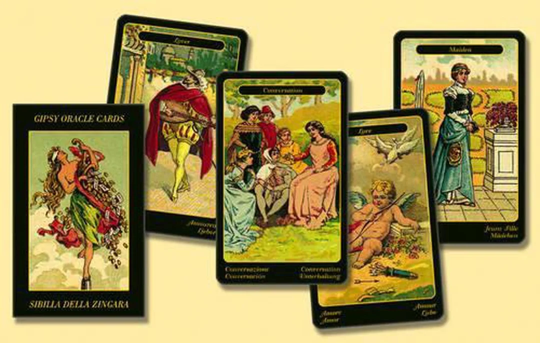 gypsy oracle cards bản Oraculo de La Gitana