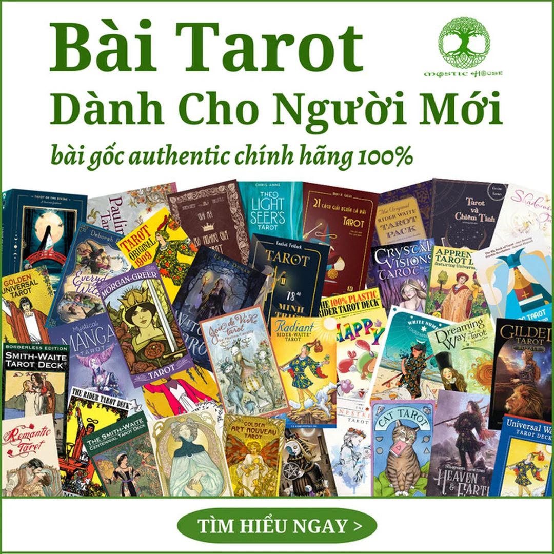 handmade tarot shop với bộ bài đóng gói bán online