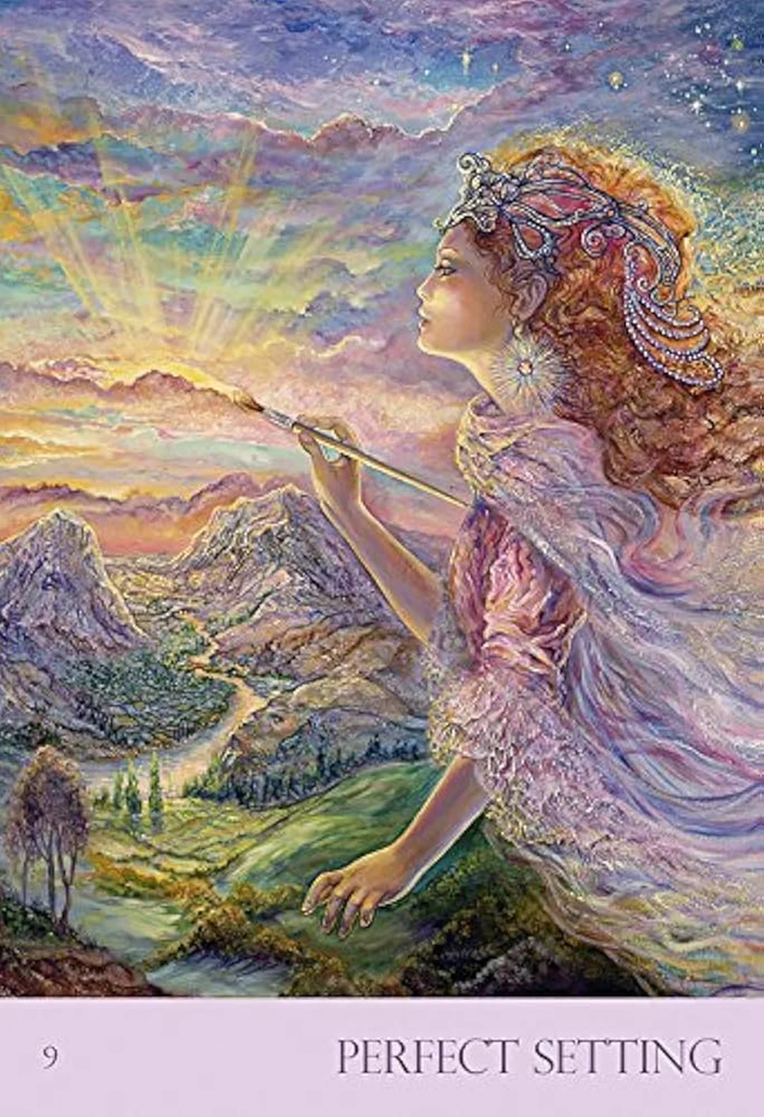 Nature's Whispers Oracle Cards Hộp bài nature's whispers oracle cards với minh họa thiên nhiên rực rỡ