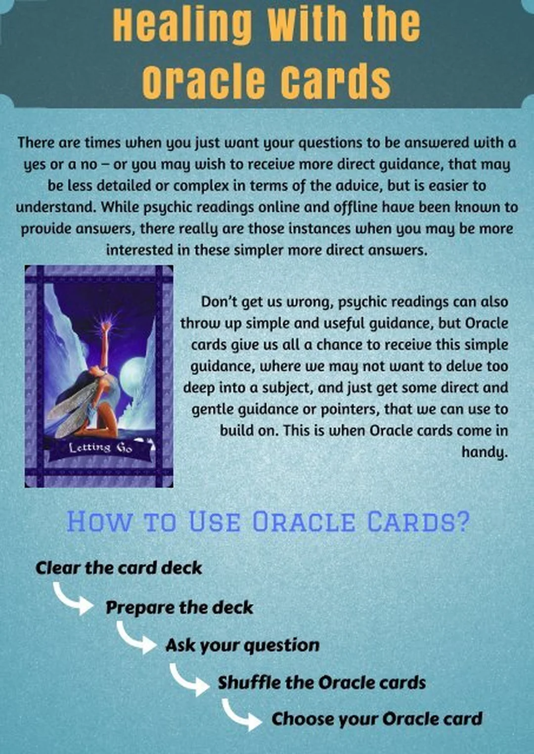 how to read oracle cards với bộ bài chữa lành cảm xúc