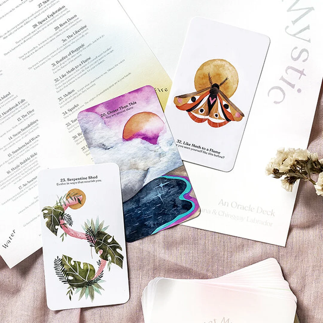 how to read oracle cards với hình ảnh quiet mystic oracle