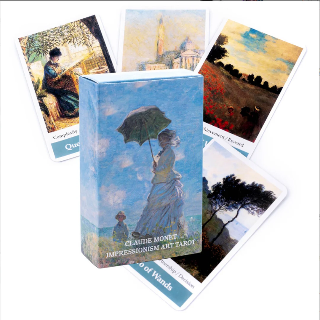 Impressionists Tarot Deck ảnh sản phẩm từ listing sưu tầm impressionists tarot deck ảnh sản phẩm trên nền trắng