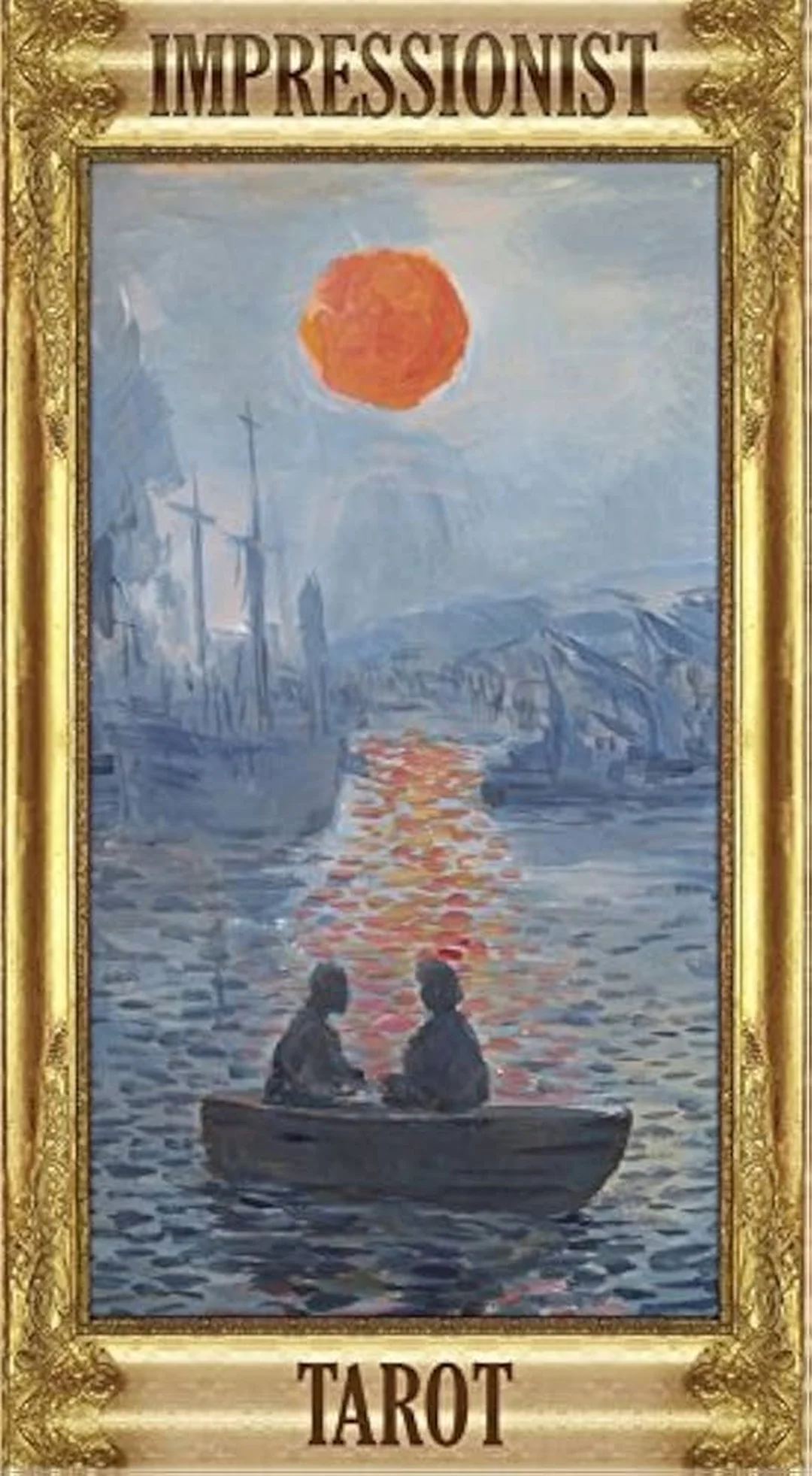 Impressionists Tarot Deck bản hộp bài impressionists tarot deck hộp bài minh họa Ấn tượng