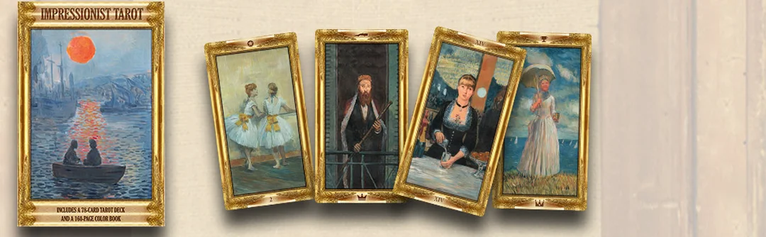 Impressionists Tarot Deck phong cách hội họa Ấn tượng impressionists tarot deck lá bài phong cách tranh Ấn tượng