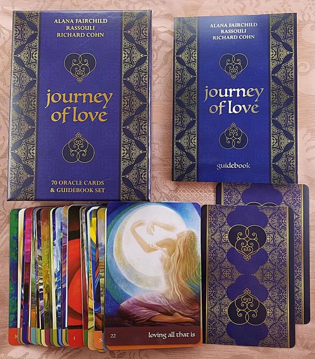 journey of love oracle deck ảnh Etsy với bộ bài và sách hướng dẫn