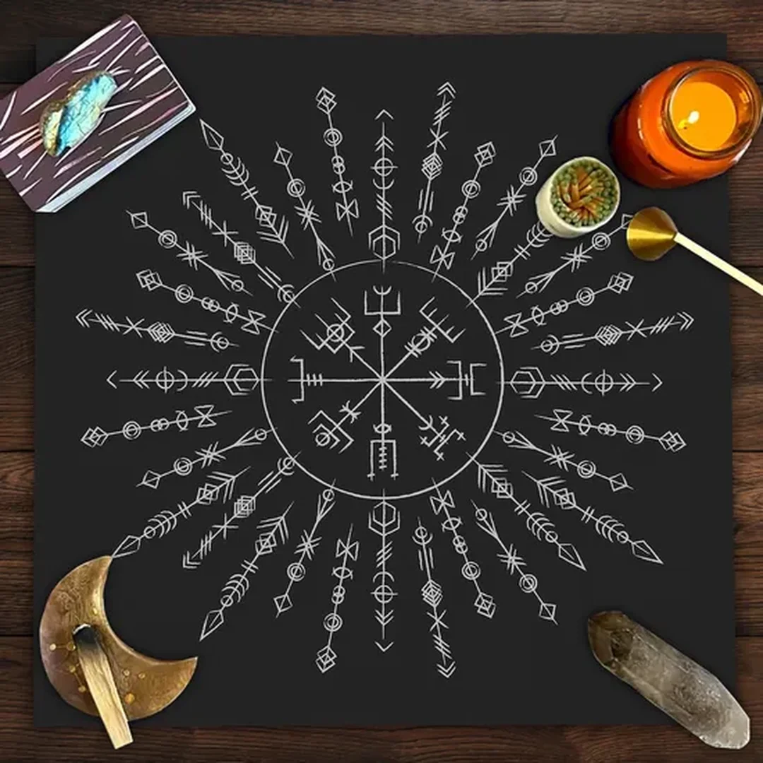 Khăn mặt trăng dùng trong nghi thức Tarot Khăn mặt trăng hỗ trợ tắm trăng cho bài tarot
