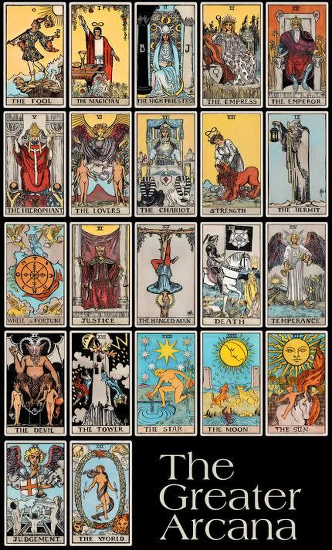 major arcana là gì qua bộ 22 lá bài Tarot