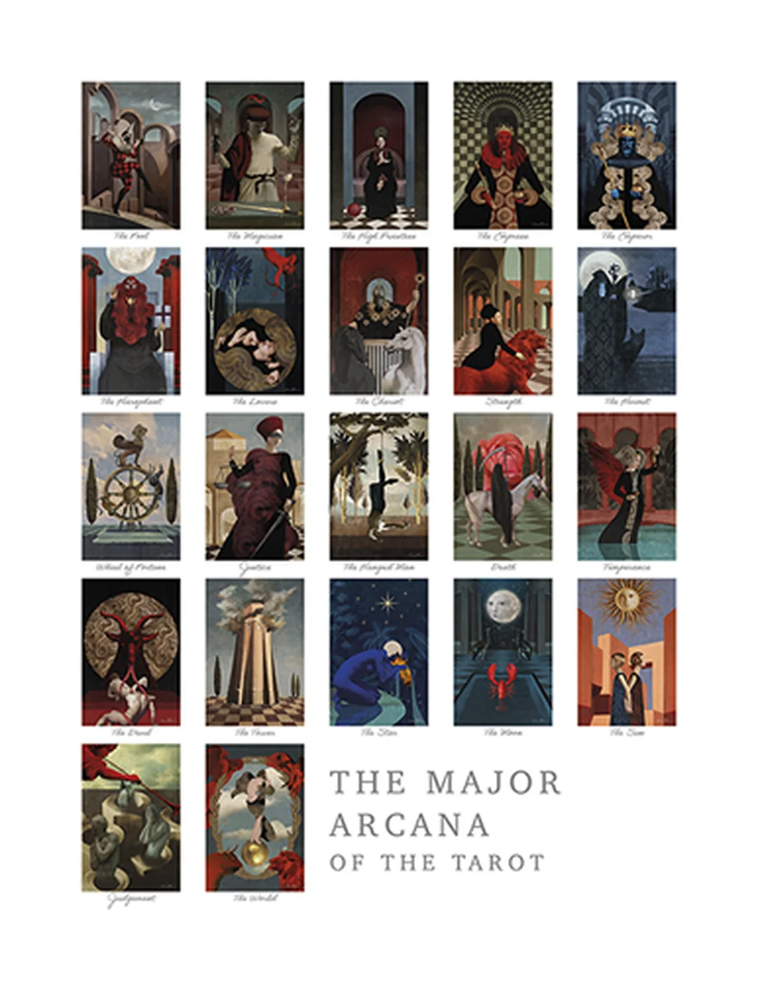 major arcana story trong bộ bài Tarot phong cách hiện đại