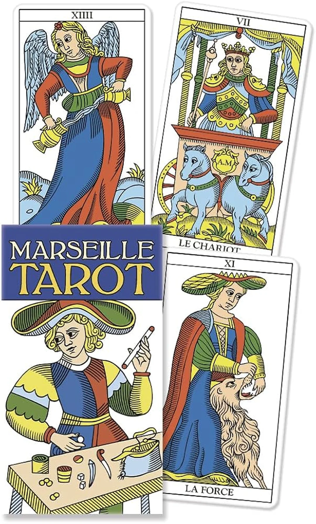 marseille tarot deck cổ điển với 78 lá bài hệ Marseille