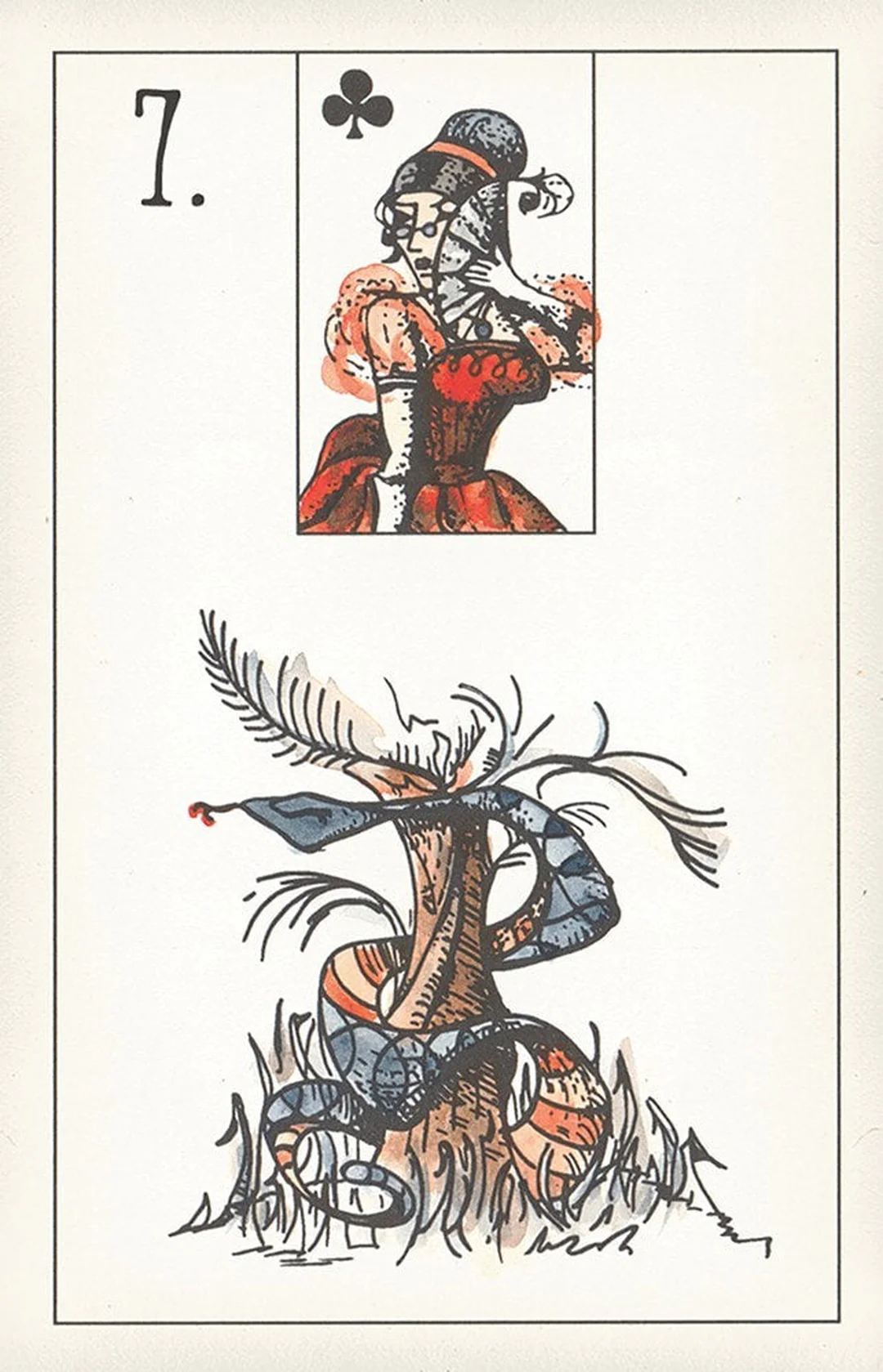 Maybe Lenormand Cards cận cảnh lá bài maybe lenormand cards cận cảnh lá bài và nét vẽ