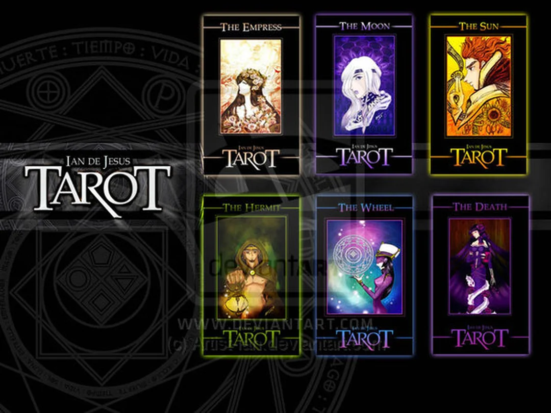 những bộ bài tarot dễ thương có phong cách minh họa mềm mại