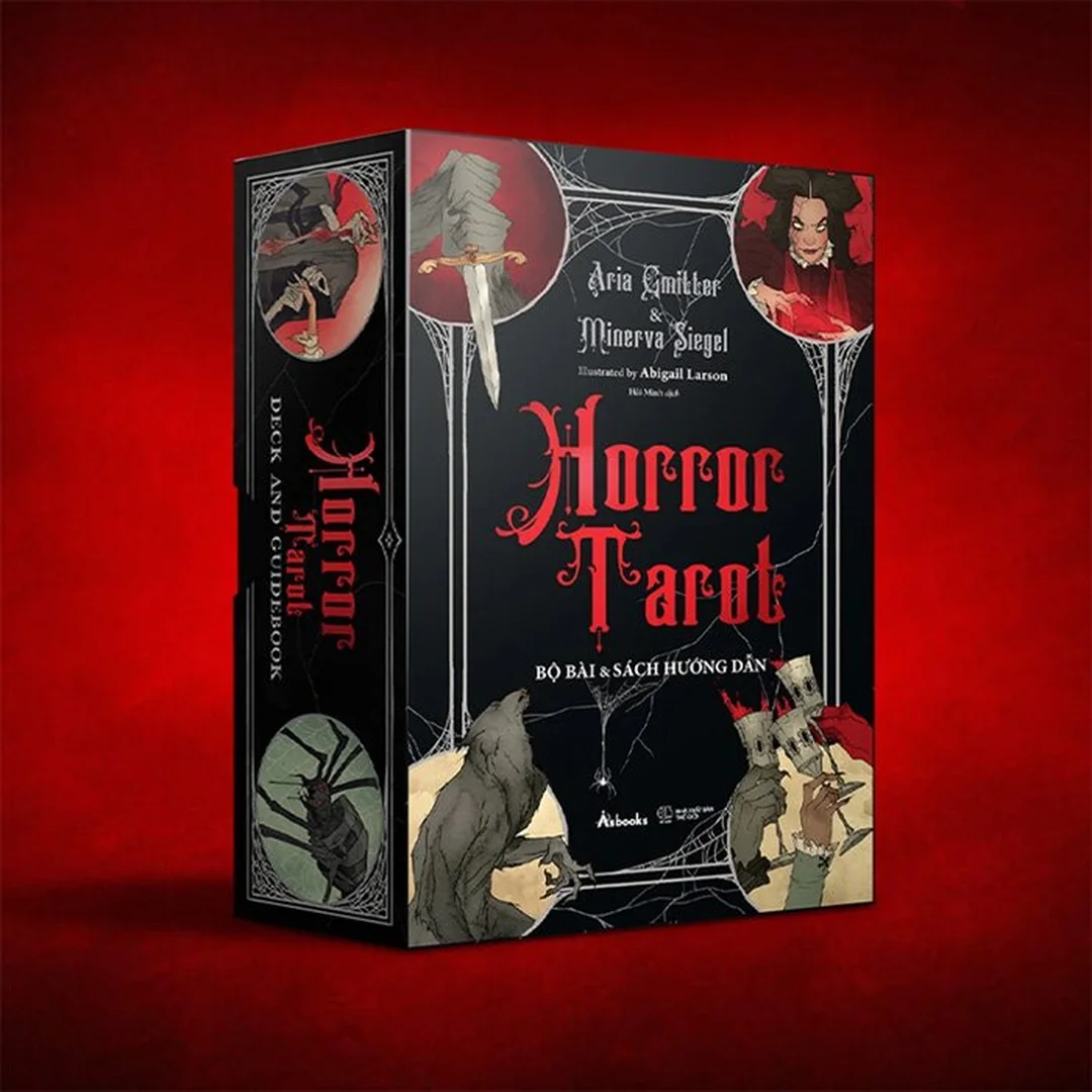 những bộ bài tarot ma mị Horror Tarot với sách hướng dẫn
