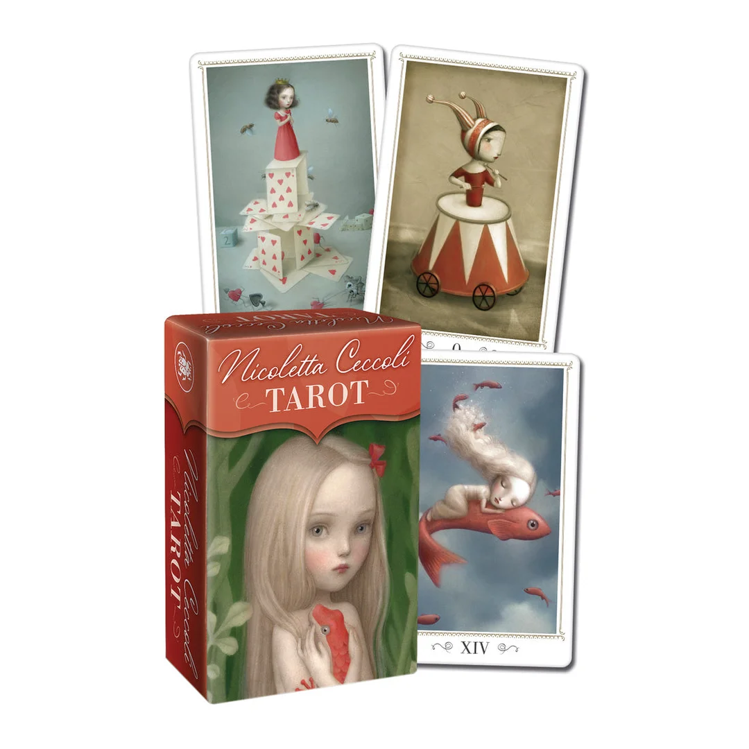 nicoletta ceccoli tarot deck bản mini kèm hộp và các lá bài