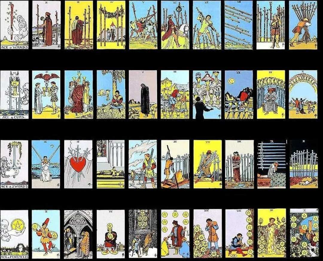 online tarot deck Rider Waite Smith dễ học cho người mới