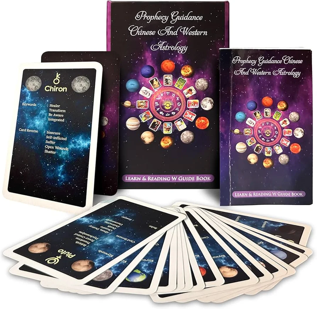 oracle card reading với hộp Oracle deck và minh họa lá bài