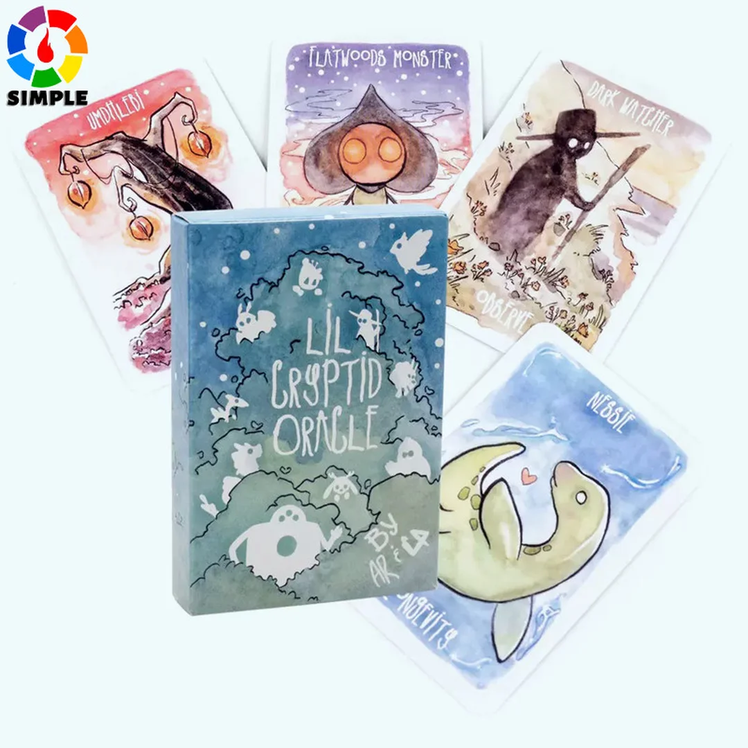 oracle deck với hộp bài và hình minh họa trực giác