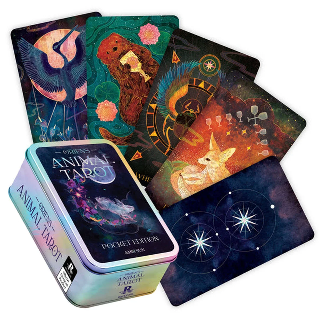 oriens tarot deck bản sản phẩm với hộp và lá bài
