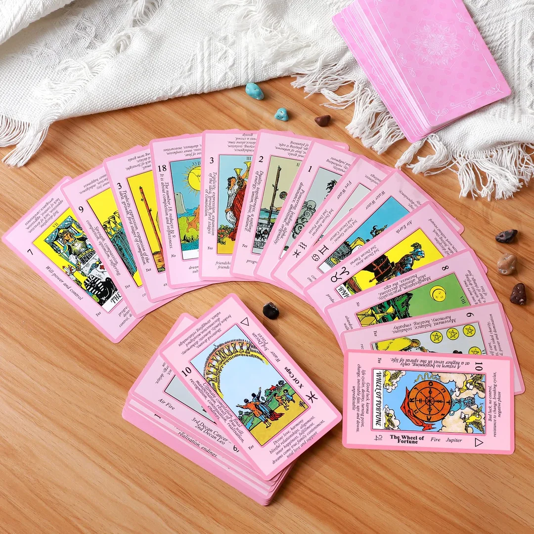 Pink tarot deck có ý nghĩa in trên lá bài pink tarot deck có ý nghĩa in trên lá bài